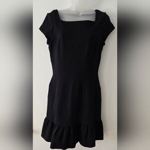 WHBM Pretty Black Dress, Sz 4, Euc